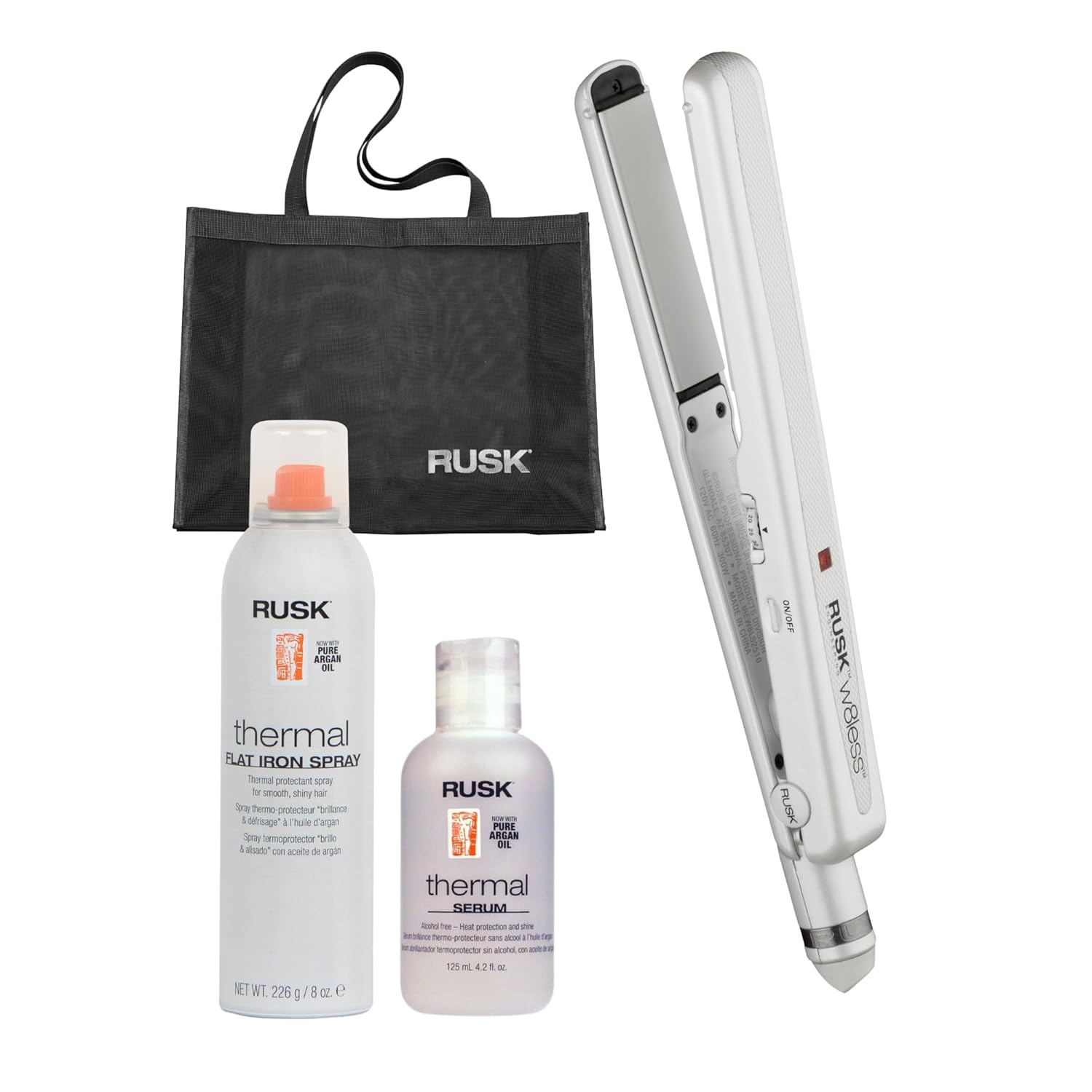 W8Less | Str8 Flat Iron Bundle - Professional Styling Tool for Sleek, Straight Hair