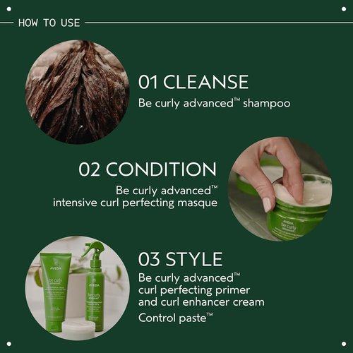 Aveda Be Curly Advanced Shampoo & Conditioner Duo - Moisturizes Curly, Coily, Wavy Hair | 8.5 Fl Oz