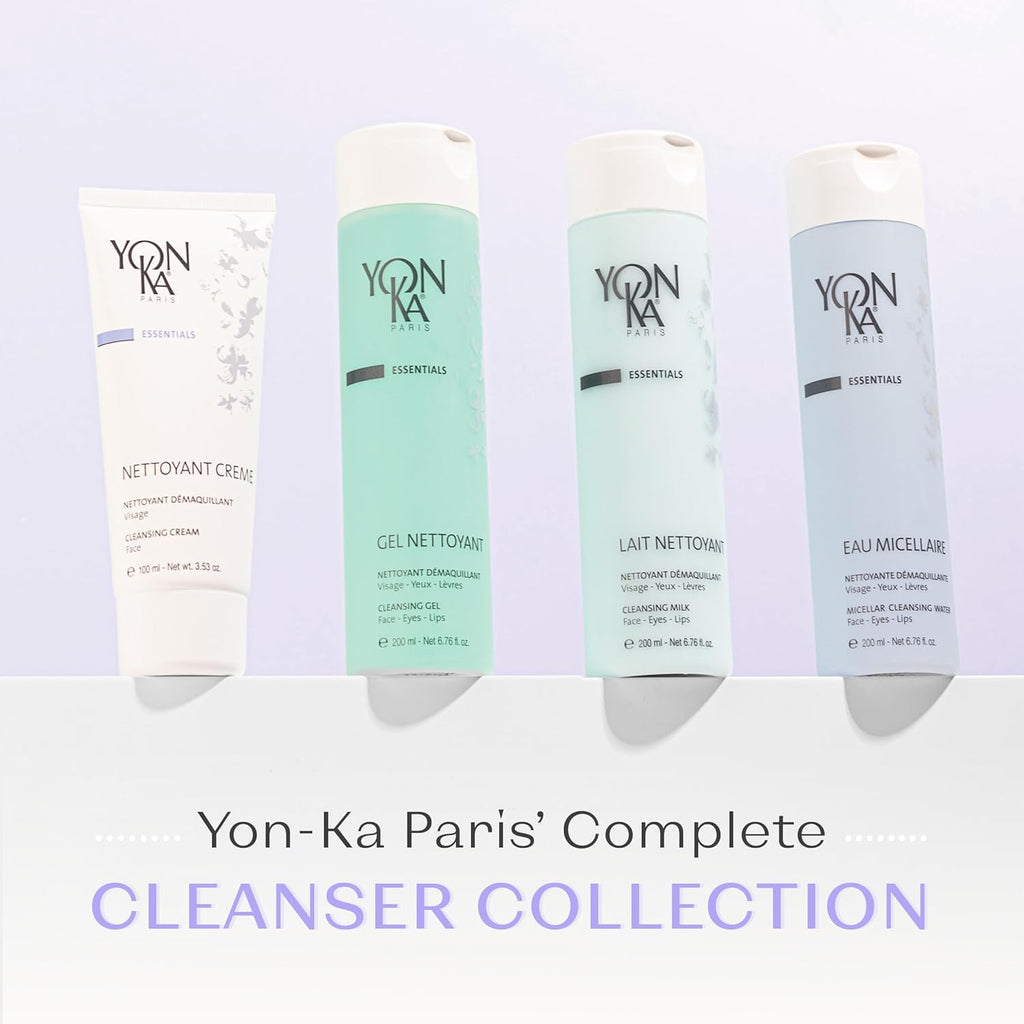 Yonka Nettoyant Creme - Cleansing Makeup Remover Cream with Calming Peppermint | 3.53 oz for Sensitive & Acne-Prone Skin