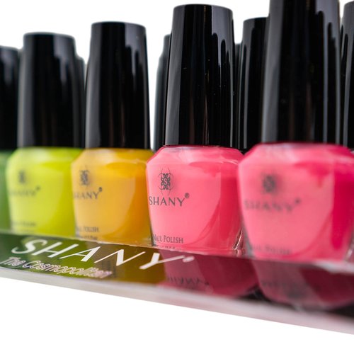 SHANY Cosmopolitan DIY Nail Polish set - Nail Lacquer Quick Dry, Full Size, Vibrant, Colorful, Trendy, Glitter, Glossy, Metallic, Matte Nail Art Nail Shades - 24 Colors Nail Polish Bulk