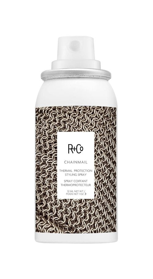 R+Co CHAINMAIL Thermal Protection Spray - Heat Protectant for All Hair Types, Strengthens & Smooths