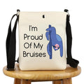 G2TUP Pole Dancing Lover Gift I'm Proud Of My Bruises Sloth Pole Dance Makeup Bag Zipper Travel Bag (Proud Of My Bruises X)