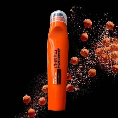 L'Oréal Men Expert Eye Roll-On - Anti-Fatigue Formula with Vitamin C | Reduces Dark Circles (10ml)