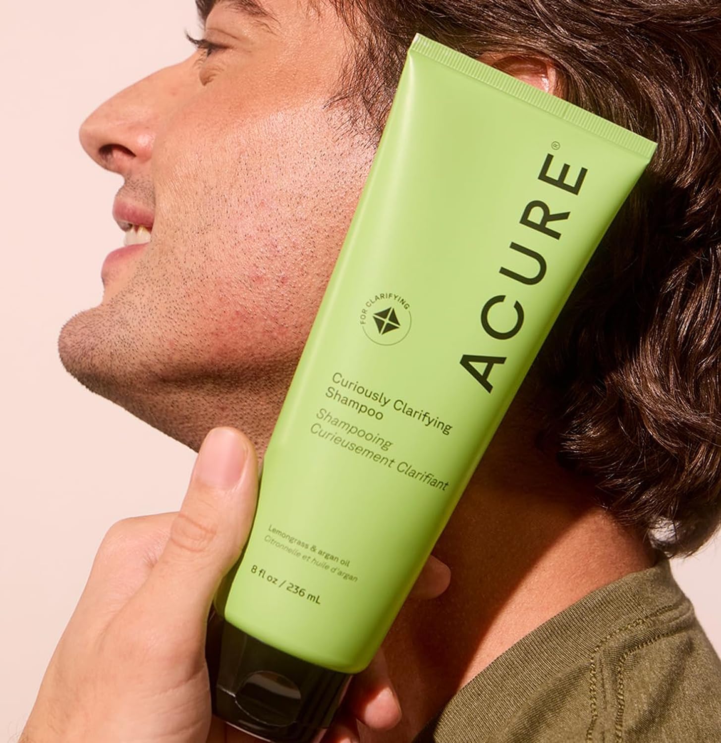 Acure Curiously Clarifying Shampoo & Conditioner Set - Deep Cleansing & Hydrating for Oily Hair - 8 fl oz (2 Pack)