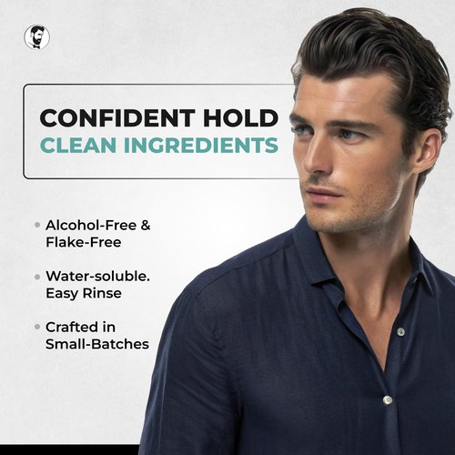 Gentlemen Republic 8oz Refined Hair Gel | Professional 24-Hour Shine & Hold, Alcohol-Free, Humidity Resistant