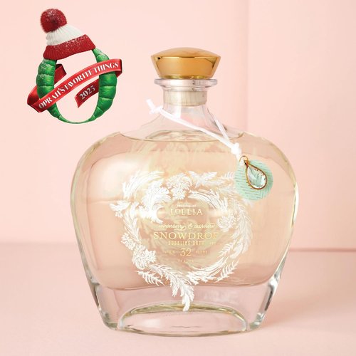 Lollia Snowdrop Bubble Bath, 22 fl oz, 650 ml, Winterberry & Cashmere Fragrance, Luxury Hydrating Women's Bubbling Bath Soap, Delicate & Relaxing Scented Skin Care