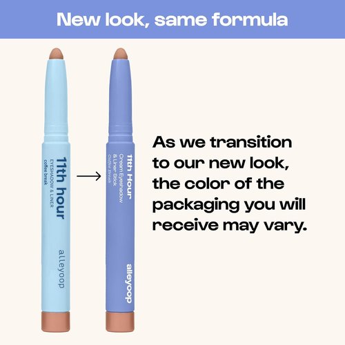 ALLEYOOP 11th Hour Waterproof Cream Eyeshadow Stick - Long-Lasting Smudge-Proof Pencil in Mauve Matte