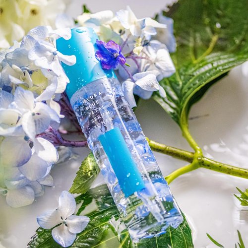 LAPALETTE Hydra Blue Petal Serum Toner | Hydrogel Capsule Petal | Triple Hyaluronic Acid | Antioxidant-Rich Iris Extract | Dry and Dull Skin | Hydration & Moisturization | Korean Skincare 3.38 fl.oz.