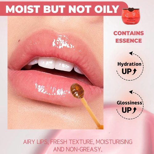 10 PCS Bee Lip Balm Lip Mask Honey Pot,Mothers Day Gifts,Teacher Appreciation Gifts,Honey Lip Balm Bulk Gifts Lip Sleeping Mask Overnight Lip Moisturizer,Easter Basket Stuffers,Party Favors for Women