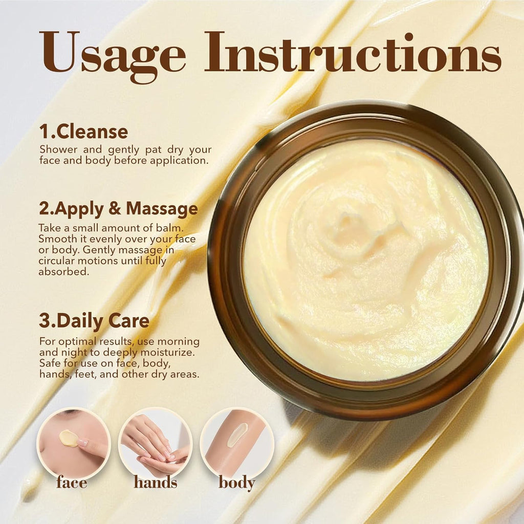 VREKEF Beef Tallow for Skin (4.2 oz)– Tallow and Honey Balm for Face & Body – Grass-Fed Tallow with Beeswax, Sea Buckthorn Oil, Shea Butter, Vitamin E – Natural Moisturizer