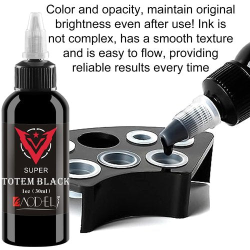 AYCOS 1oz Tattoo Ink - Black Red Tattoo Ink - Ink Set A Classic Combination of Black and Red - Suitable for Professional Tattoos and Artist