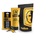 Moto Men's Head Shaving Starter Kit with HeadSlick Shaving Cream, Shaving Razor, Blade Refills (8 ounce HeadSlick)