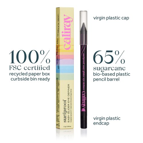 Caliray Surfproof Pencil Longwearing Easy Glider Eye Definer - Secret Spot - Brown (0.9 oz)