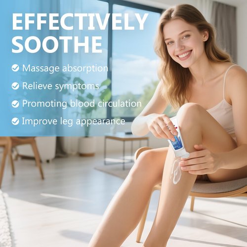 ITECFREELY Varicose Veins Cream, Improve Blood Circulation Varicose Veins Care, Fast Soothe Cream for Legs