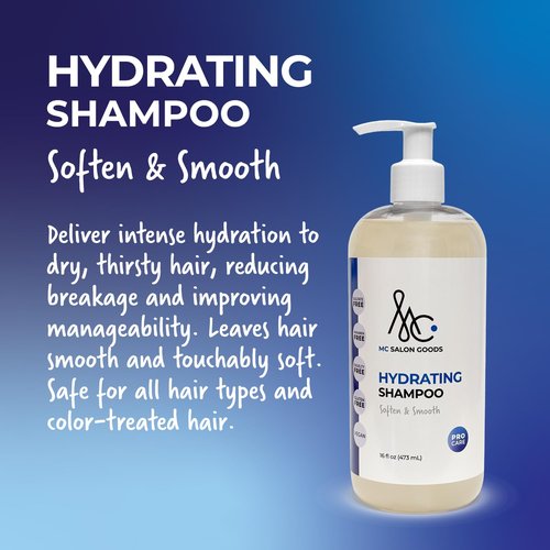 Skiennix Hydrating Shampoo - Sulfate Free, Paraben Free & Vegan | 16 oz Bottle