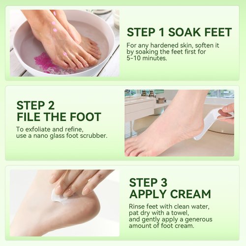 ESUOHYM Glass Foot File Triangle Shaped Callus Remover Feet Heel Scrubber Dead Skin Scraper Pumice Stone Professional Pedicure Tools for Women and Men