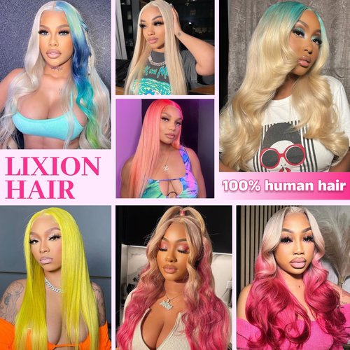613 Bundles Human Hair 16 Inch 14A Grade Brazilian Virgin Human Hair 100g Bundles 1 Bundle Blonde Weave bundles