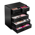 Sorbus Acrylic Makeup Organizer - Organization and Storage Case for Cosmetics Make Up & Jewelry - Large Makeup Organizer for Vanity, Bathroom, College Dorm, Closet, Desk (4 Large, 2 Small Drawers)