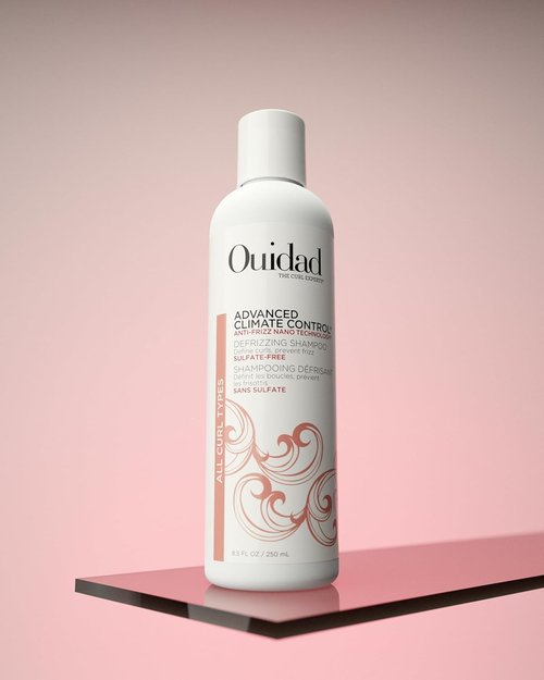 Ouidad Advanced Climate Control Bundle | Anti-Frizz Shampoo, Conditioner & Styling Cream for All Curl Types - Sulfate-Free, Moisture Locking, Lightweight Hold