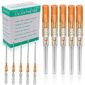 14G Catheter Piercing Needles 50Pcs IV Catheter Needles 14 Gauge Ear Nose Piercing Needles Stainless Steel Hollow Needles for Ear Nose Lip Tongue Belly Cartilage Piercing Kit Piercing Tools