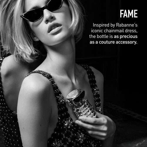 Rabanne Fame Eau de Parfum for Women - Luxurious Fruity Floral Fragrance with Mango & Jasmine - 2.7 oz Refillable Spray