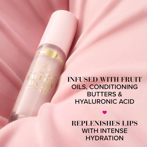 Too Faced Pillow Balm | Ultra-Hydrating Lip Treatment with Hyaluronic Acid for Soft, Supple Lips