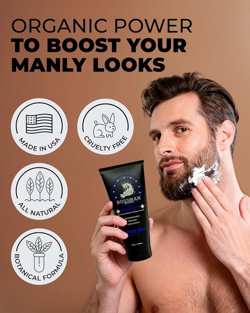 Bossman Essentials Beard Kit - 3-Piece Grooming Set with Oil, Conditioner & Balm | Perfect Gift for Men
