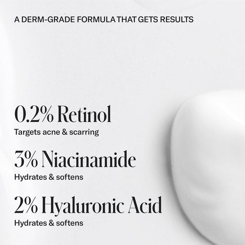 Geologie Skin Repair Moisturizer - Retinol Resurfacing Face Cream for Blemish-Prone Skin | 60 ML