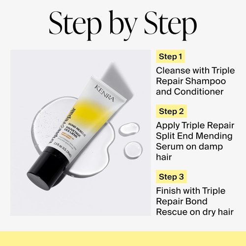 Kenra Professional Triple Repair Bond Rescue - Daily Leave-In Treatment | Prevent Breakage & Strengthen Hair