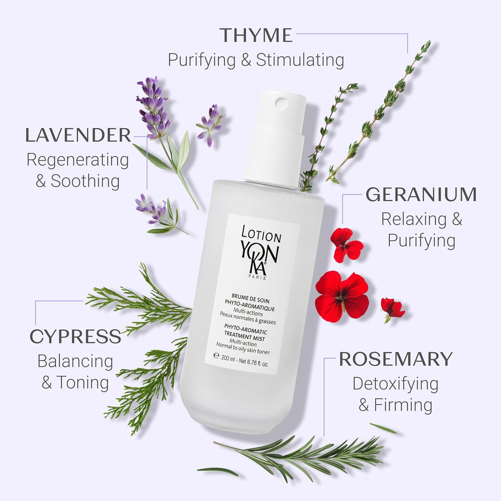 Yon-Ka Lotion PNG Toner - Refreshing Daily Face Mist with Aloe Vera & Rosemary | Hydrates & Soothes Skin