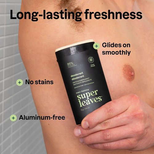 ATTITUDE Body Care Bundle for Men - Natural Shampoo, Conditioner & Shower Gel | Aluminum-Free Deodorant, EWG Verified, Matcha & Bergamot Scent