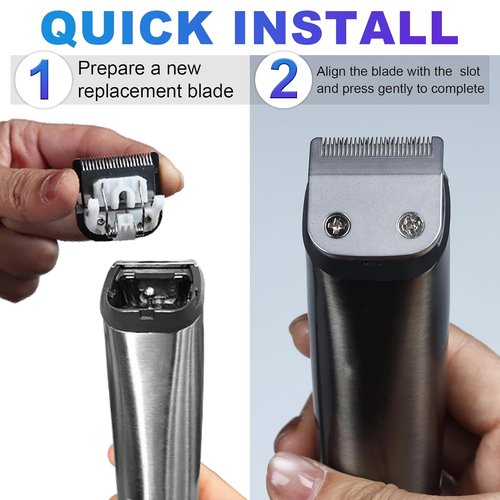 **WHAL Stainless Steel Replacement Blade - 30mm Detachable for All-in-One Lithium Ion Trimmers**