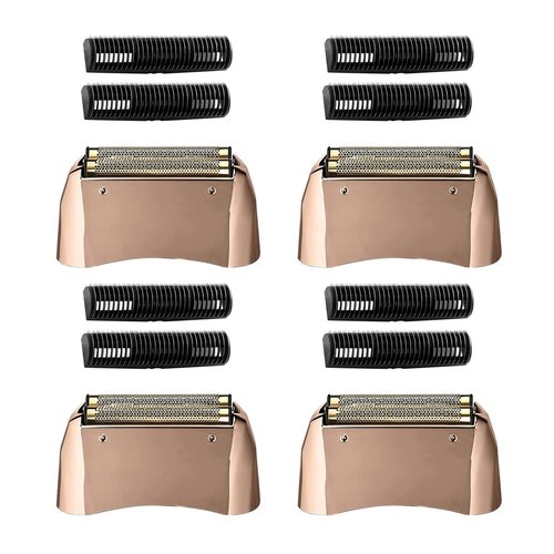 Pro Shaver Replacement Foil and Cutters compatible with andis 17220/17230 shaver ProFoil Lithium replacement Gold,4 pcs