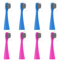 EveryStep Replacement Toothbrush Heads 8 Pack for Burst Kids Electric Toothbrush, Blue and Pink