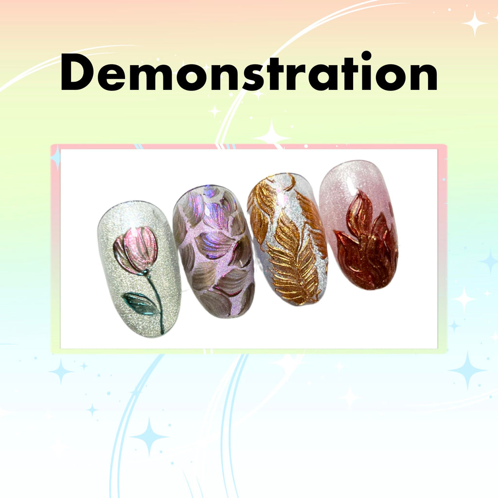 YJMyujimi Nail Gel polish sculpture gel 5g black and white in colour clear stroke non wipe chrome applicable DIY at home embossed painting gel Nail solons mini 3D designs (Black and white, 5g)