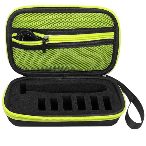 LinMei Travel Shaver Case Compatible with One Blade QP2724/90 QP2834/70 QP2630/72 Hybrid Electric Trimmer Hard Portable Storage Carrying Case for Shavers and Accessories
