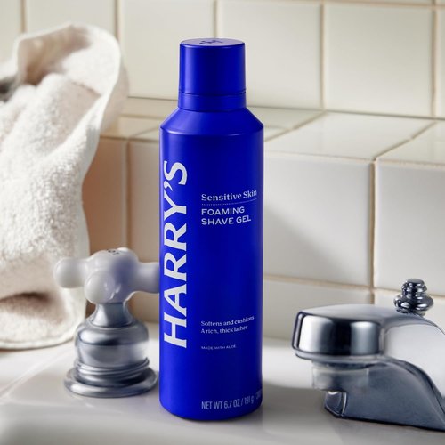 Harry's Foaming Shave Gel for Men - Aloe Infused, Soothing Formula - 3 Pack, 6.7oz Each