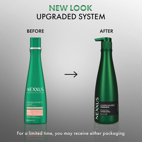 Nexxus Unbreakable Anti-Breakage Shampoo - Strengthens Fine & Thin Hair | 13.5 oz with Duraplex Technology