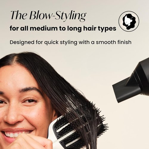 Tangle Teezer | Blow Styling Smoothing Tool for Medium & Long Hair | Gentle, Fast Drying | Full Size