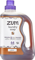 Indigo Wild Zum Clean Laundry Soap - Plant-Based Liquid with Baking Soda & Essential Oils - Amber - 64 fl oz