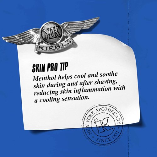Kiehl's Ultimate Brushless Shave Cream with Menthol White Eagle, for All Skin Types, with Menthol & Camphor, Instant Refreshing & Cooling Effect, Minimizes Irritation - 5 fl oz