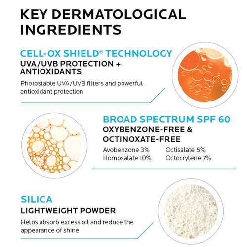La Roche-Posay Anthelios SPF 60 Light Fluid Sunscreen - Lightweight, Oil-Free & Travel Size 1.7 Fl. Oz.
