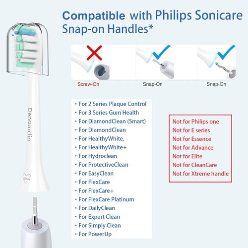 Philips Sonicare Toothbrush Replacement Heads - 12 Pack White for Superior Oral Care
