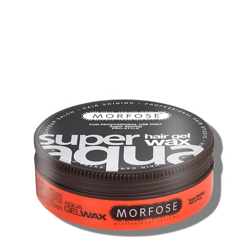 Morfose Super Aqua Hair Gel Wax - Strong Flexible Hold for All-Day Style | Mango Scent, 5.92 Fl. Oz