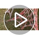 236x39 Inch Bloody Halloween Spider Web Netting - 680 Sq Ft Outdoor Decoration with Spiders & Bats