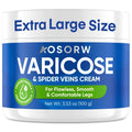 AOSORW Varicose & Spider Veins Cream – Natural Vein Treatment Leg Cream to Improve Circulation, Relieve Tired Legs & Swelling – Helps Reduce Appearance of Veins – 3.4 Fl Oz (Pack of 1)