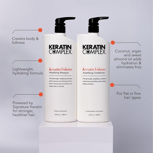 Keratin Complex - Volume Amplifying Shampoo for Thick, Luscious Hair | 10 oz