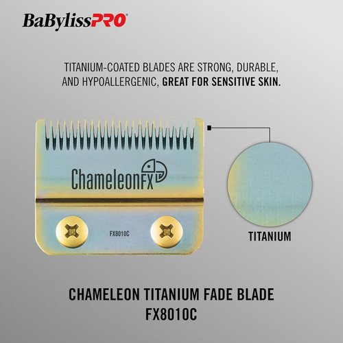 BaBylissPRO Replacement Fade Clipper Blades - Compatible with FX870, FX825, FX673 | Precision Cutting
