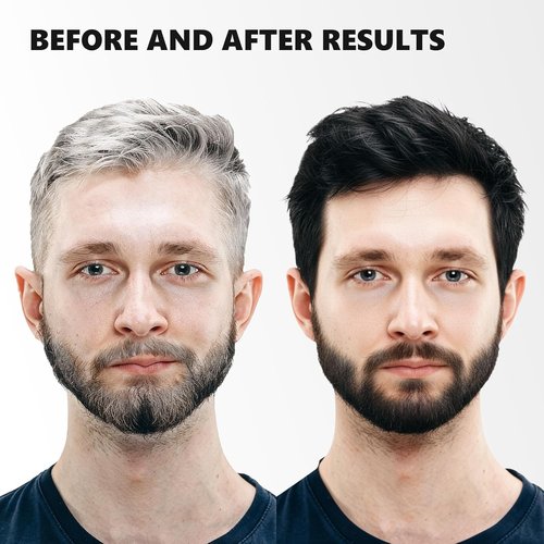 KAISASA Black Hair Dye Shampoo - 3 in 1 Gray Hair Coverage for Men & Women | 500ml