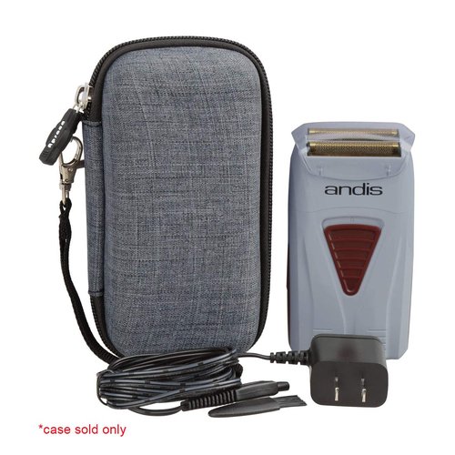 Aproca Case Compatible with Andis TS-1 17235 Pro 17150 17200 / Wahl Professional 5 Star Series Foil Lithium Titanium Foil Shaver, Storage Portable Bag for Accessories -Grey (Case Only)